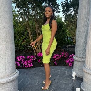 Green Oh Polly Dress